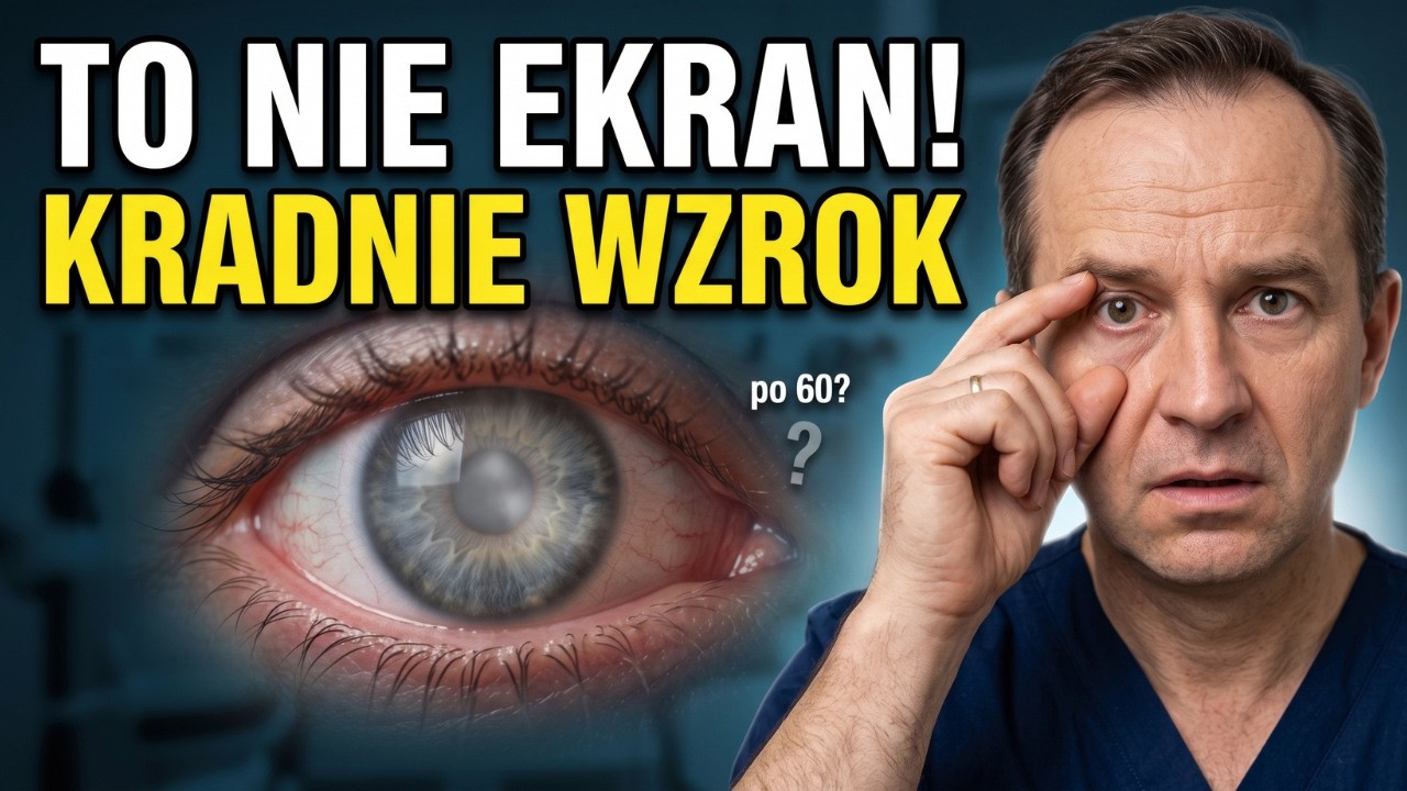ŚLEPOTA TO NIE STAROŚĆ! Ten jeden błąd rano niszczy Tw&oacute;j wzrok po 60-tce