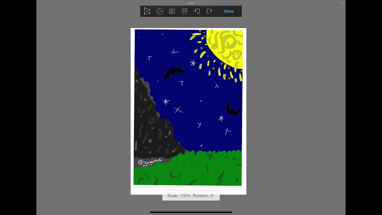 Teaching you🫵🏻￼how to Draw my nighttime thingy