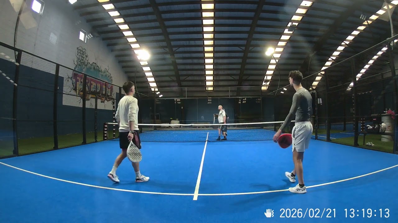 Padel, Match Entraînement (Cédric&JM - Simon&Jona), Hermalle, Samedi 21 Février 2026, partie 7/8