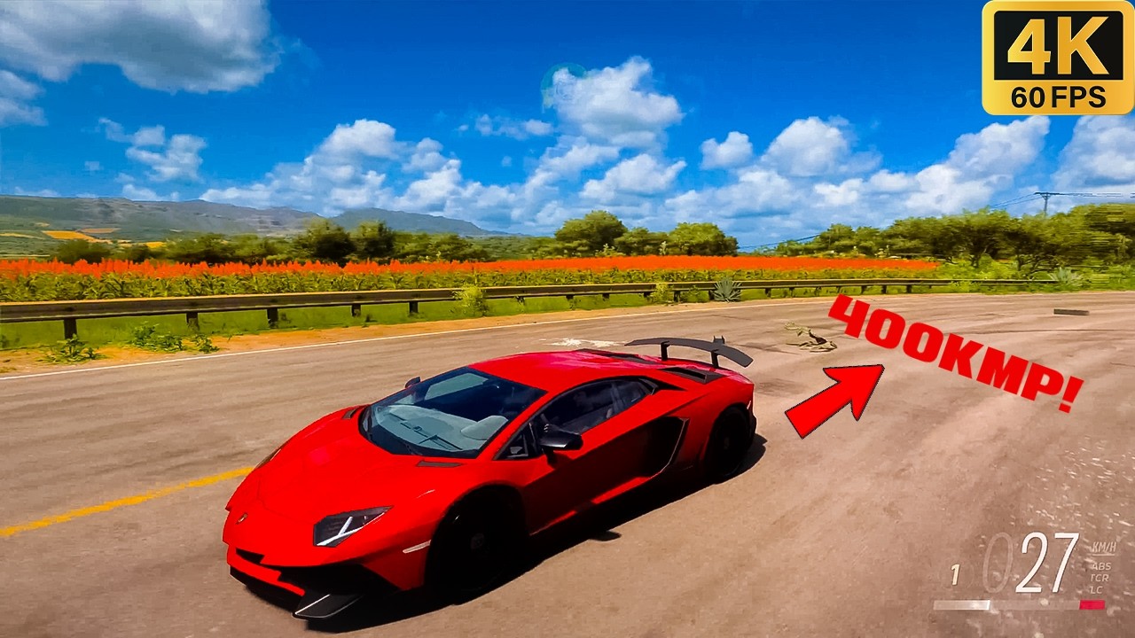 Lamborghini Aventador Hits 400 KM/H! 😱 Insane Speed Challenge (4K 60FPS
