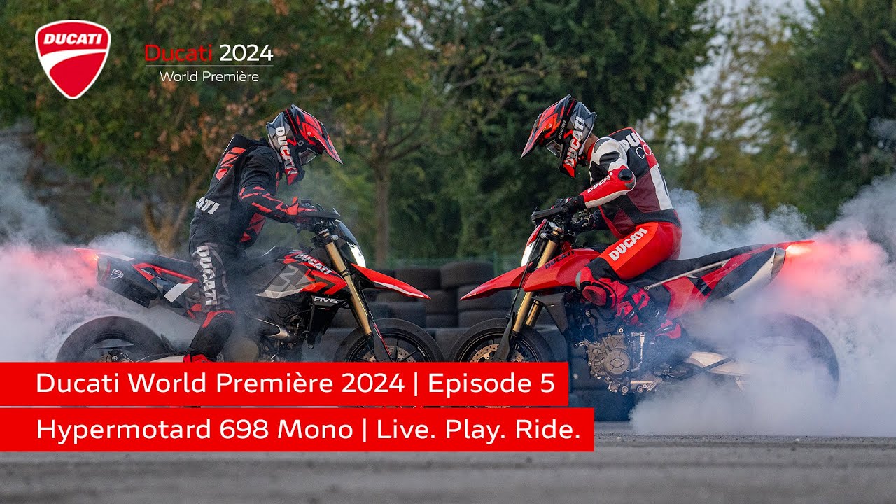 Ducati World Première 2024 | Hypermotard 698 Mono | Live. Play. Ride.