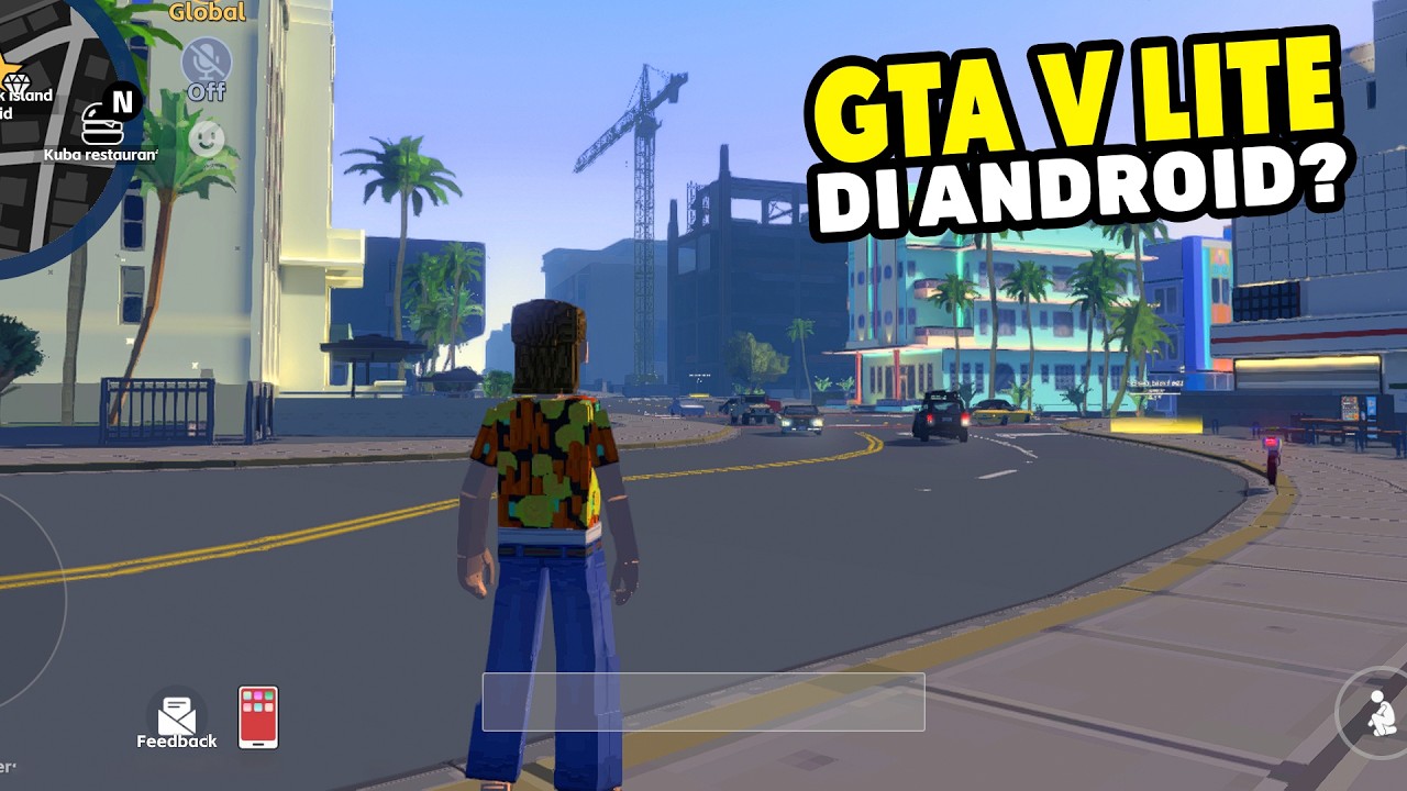Asli Mirip GTA 5? Wajib Dcoba Game GTA V Mobile Versi Lite - FREELIFE