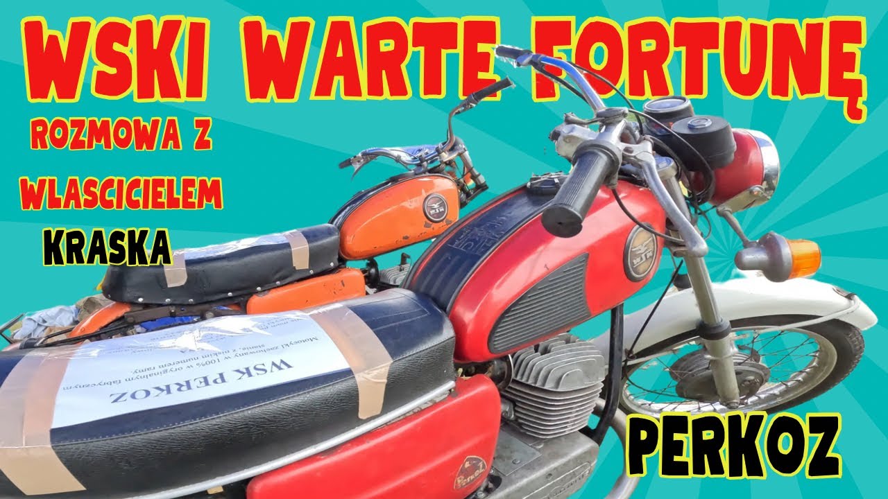 WSK 125 Kraska i Perkoz - Nieznane Motocykle z PRL VLOG