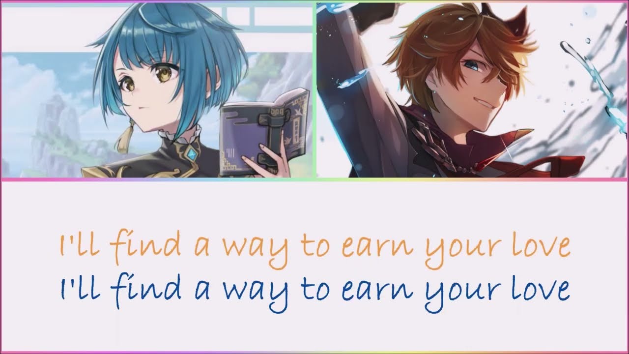Genshin Impact | Xingqiu's and Childe's ENG VAs - Unworthy of Your Love (Assassins) | w/Lyrics