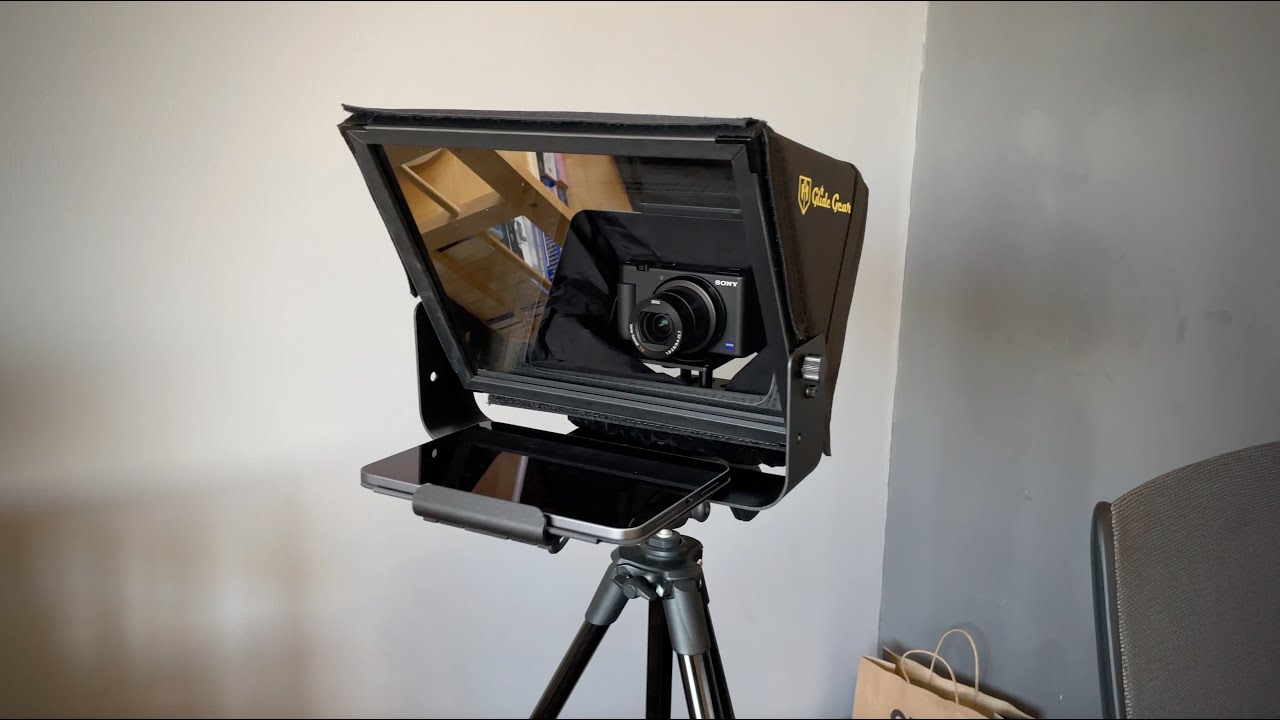 Glide Gear TMP100 Adjustable Teleprompter Unboxing