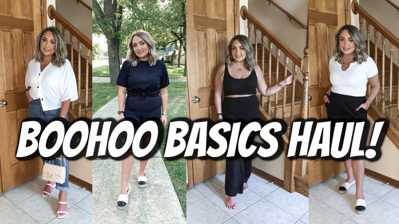BOOHOO BASICS TRY ON HAUL | MIDSIZE HAUL SIZE 10