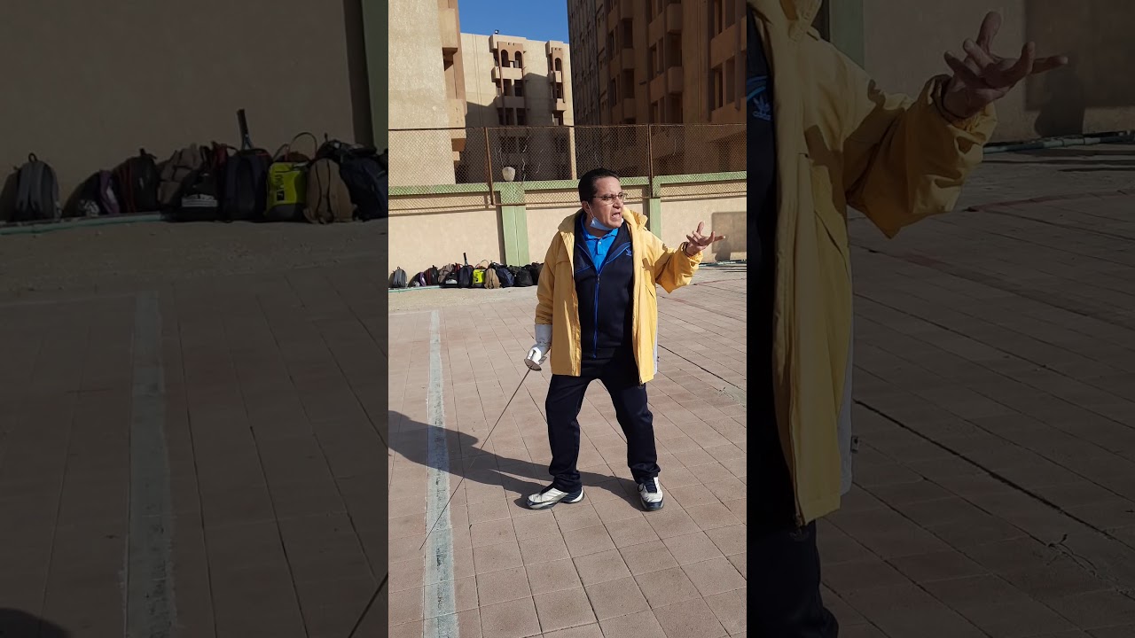 تعليم وقفة الاستعداد في المبارزة(وضع التحفز) En Carde