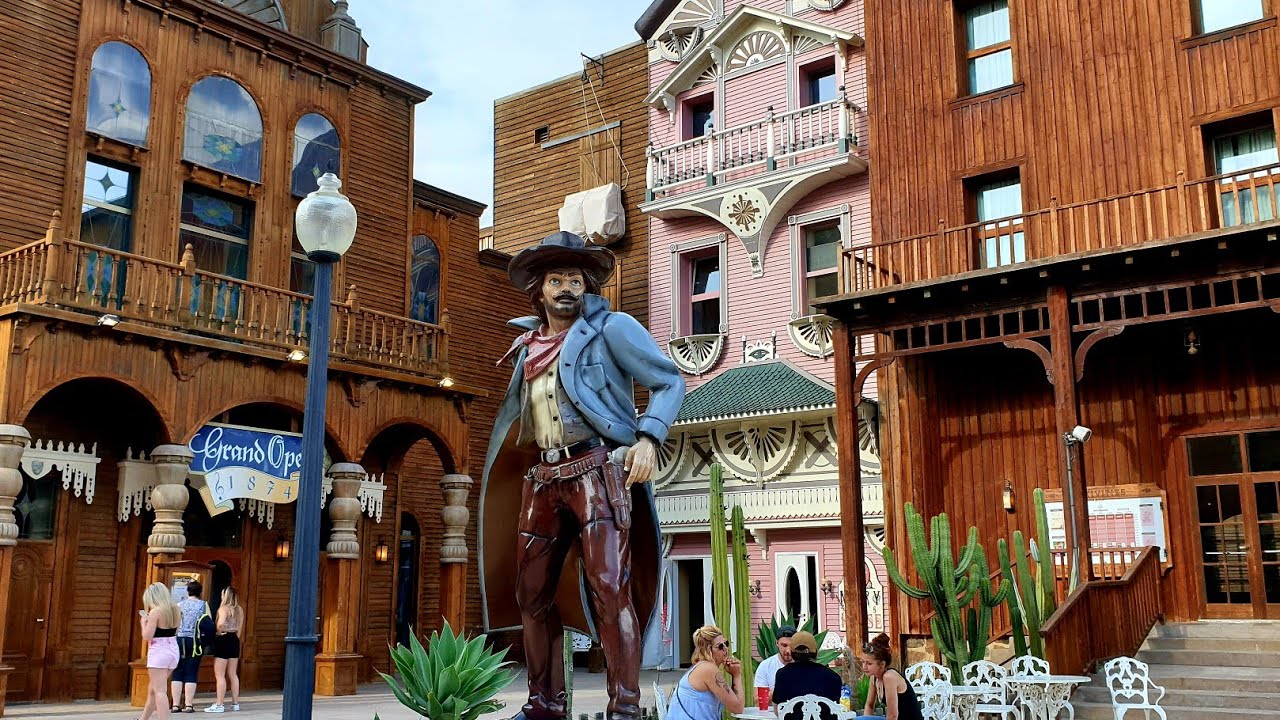 PortAventura Far West Full Tour, The Wildest Rides in the Wildest West & Gold River Hotel Spain 2019