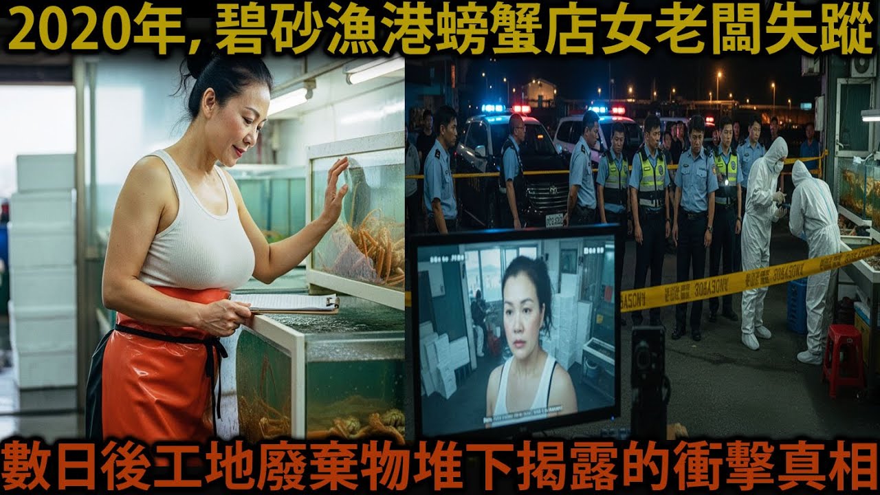 2020年，碧砂漁港螃蟹店女老闆失蹤案件……數日後工地廢棄物堆下揭露的衝擊真相ㅣ驚悚故事ㅣ好看的小說 | 懸疑案件 | 失蹤案件