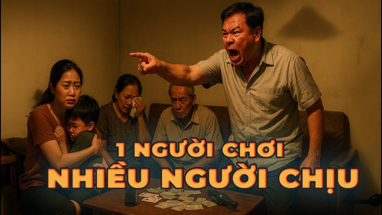 NHÀ CÓ NGƯỜI THÂN CHƠI CỜ BẠC, TAN NÁT CẢ 1 GIA ĐÌNH