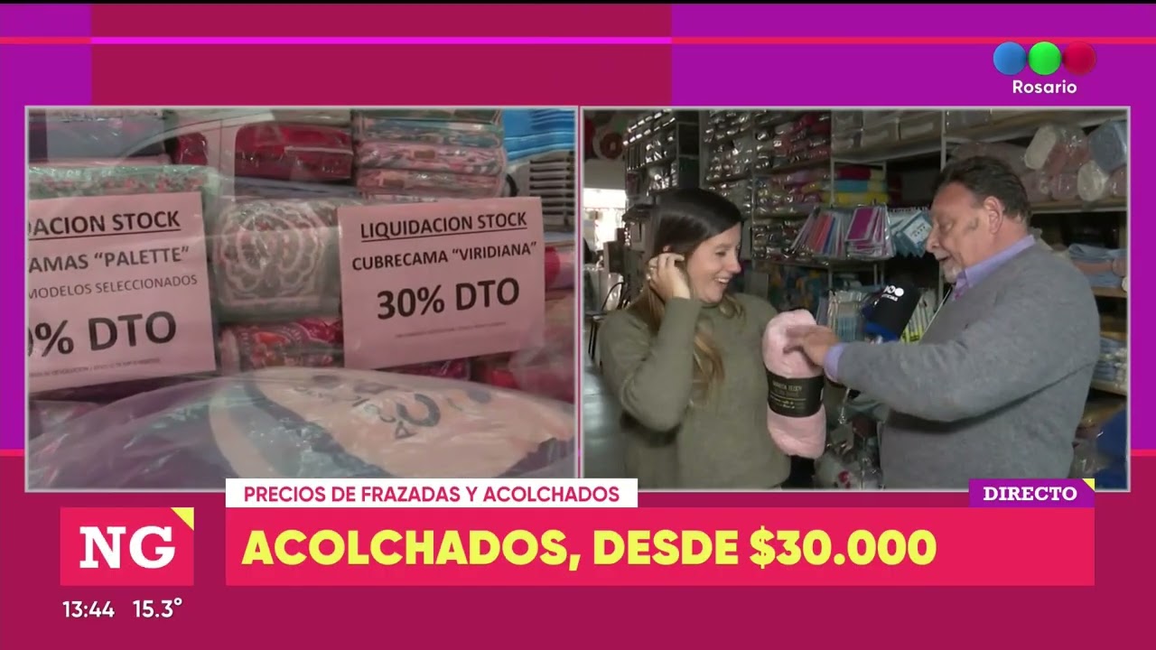 Frazadas y acolchados para combatir el fr&iacute;o - TELEFE ROSARIO