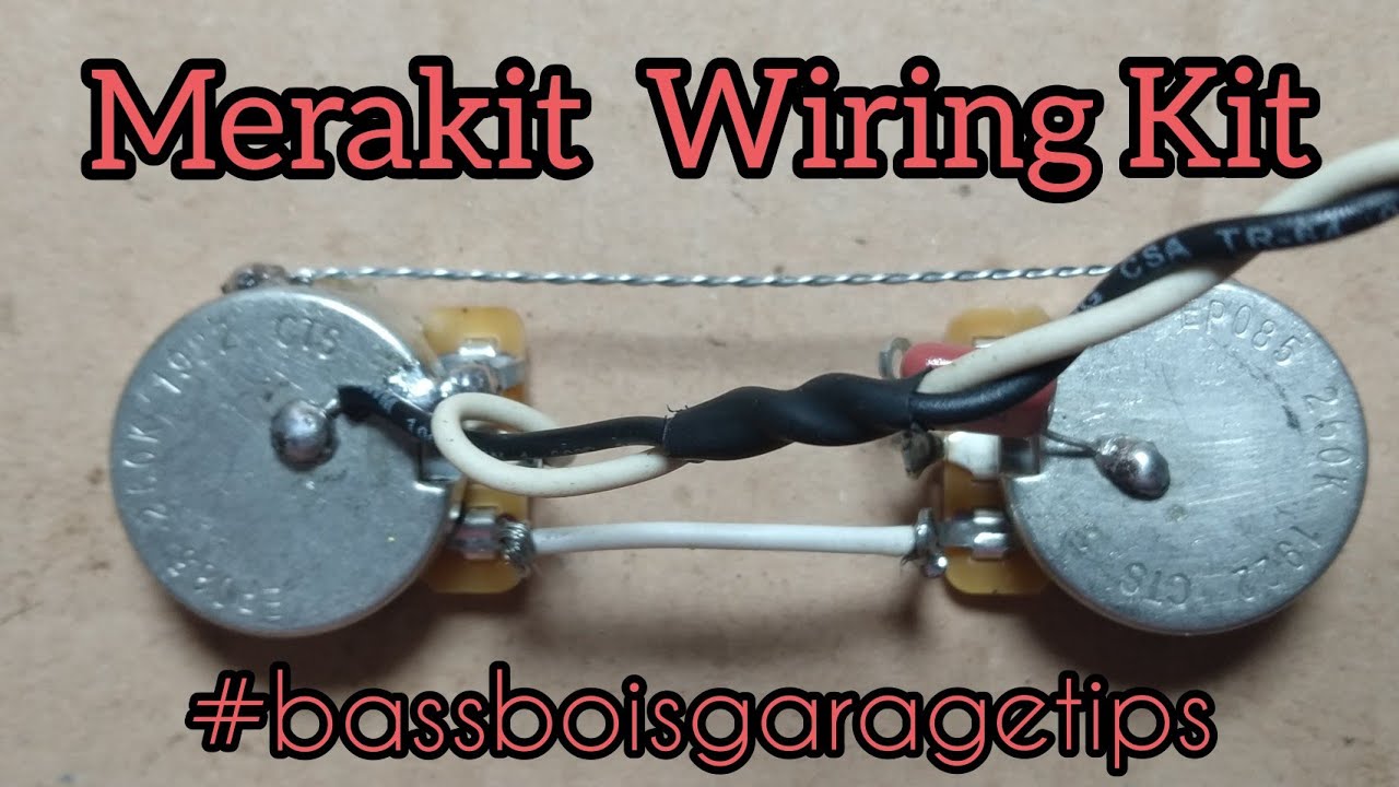 Merakit Wiring Kit PBass #bassboisgaragetips