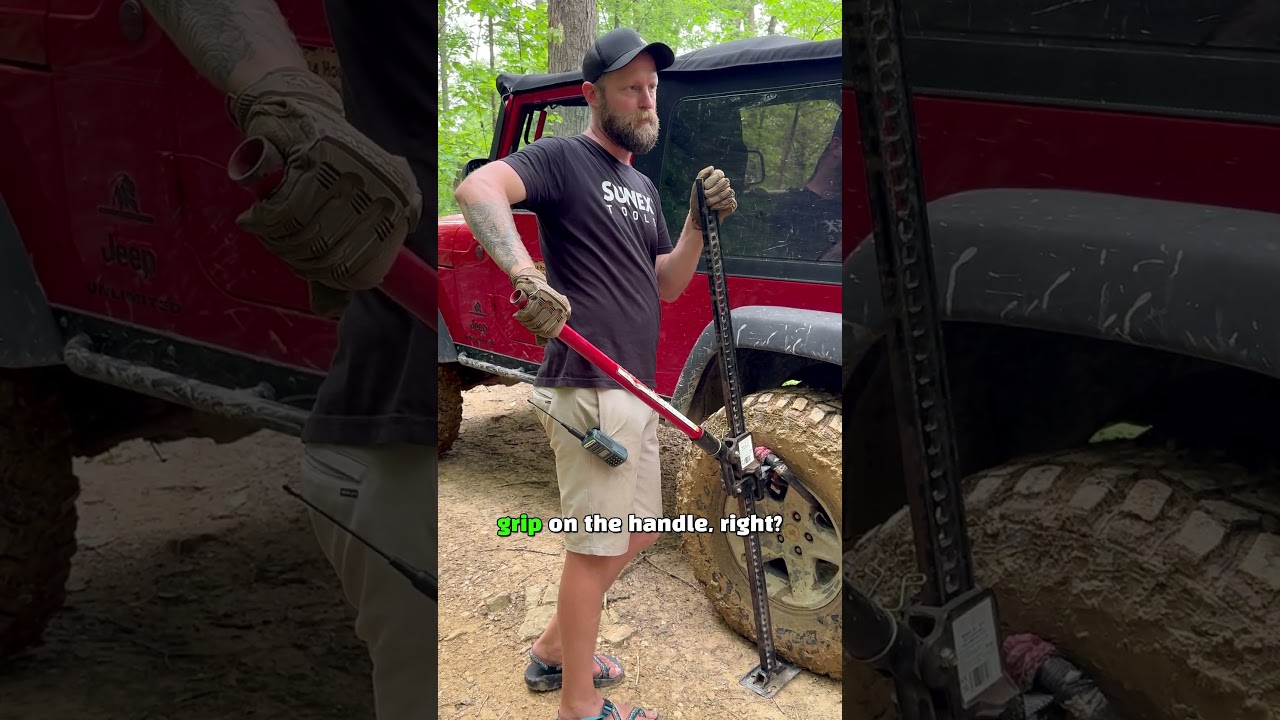 Safe setup and use of a hi-lift jack offroad @Morrisonsoutdooradventures  #offroading
