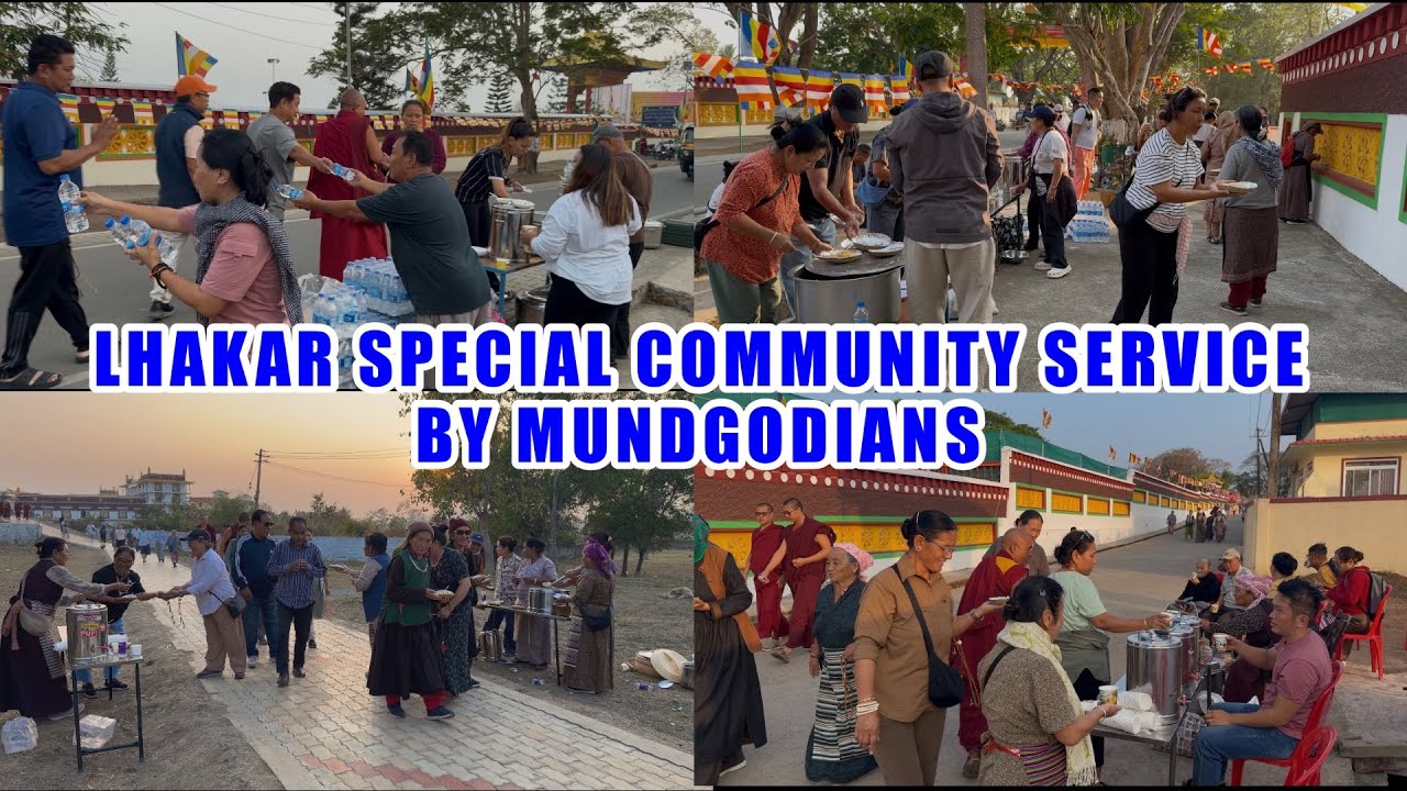 SERVING WITH FAITH || Lhakar Special Community Service By Mundgod Tibetan’s #mundgod #community