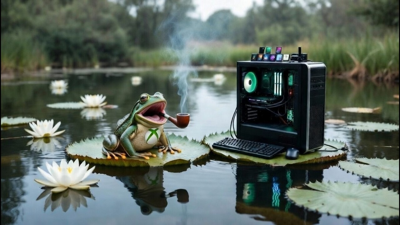 XBOX CANTABA LA RANA XBOX DEBAJO DEL AGUA