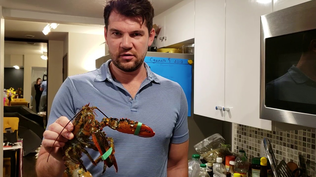 Готовим лобстера.