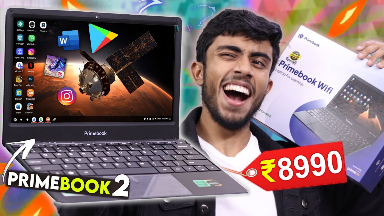 PRIMEBOOK WIFI LAPTOP RELEASED in Just 8900rs!🤯 World Cheapest & Best Laptop For Students⚡️