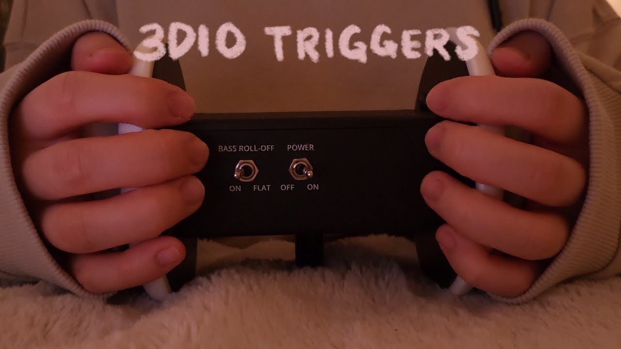 ✦ 3DIO ASMR Ear Trigger Test ✦ NO TALKING ✦ 3DIO FS Binaural Microphone #asmr