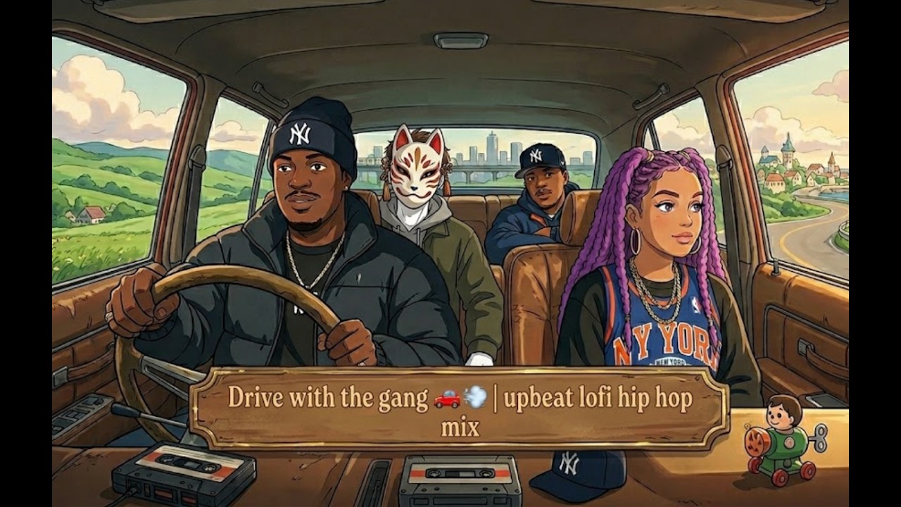 Drive with the gang 🚗💨 | upbeat lofi hip hop mix