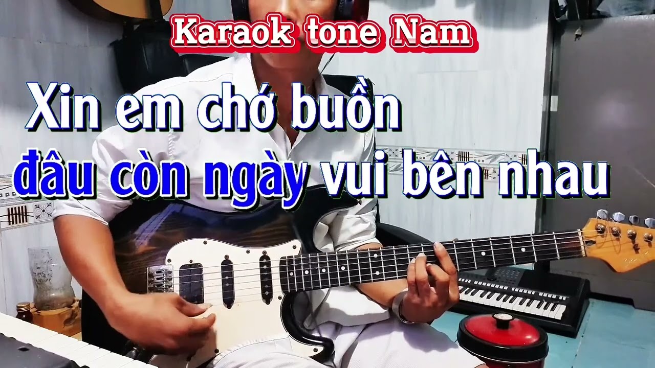 karaoke guitar7x Tone Nam  chuyện chúng mình