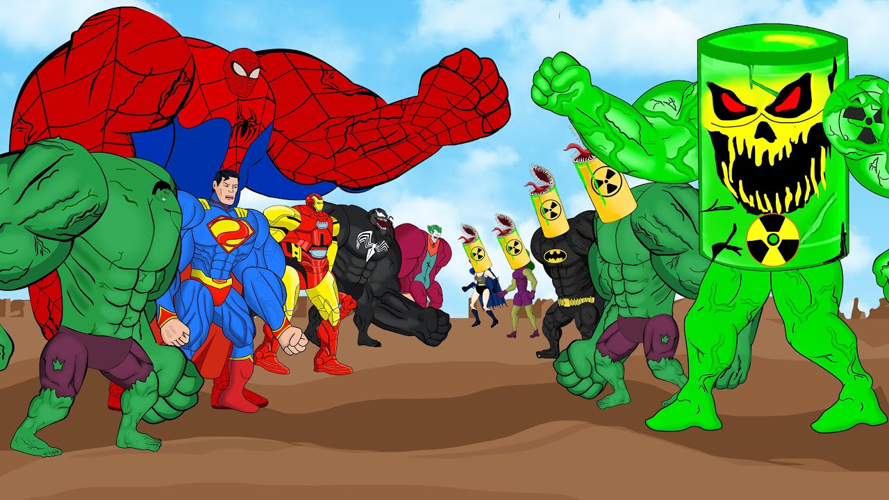 Evolution Of SuperHeroes Vs Evolution Of MONSTER RADIATION: Who Will Win? |SUPER HEROES MOVIE