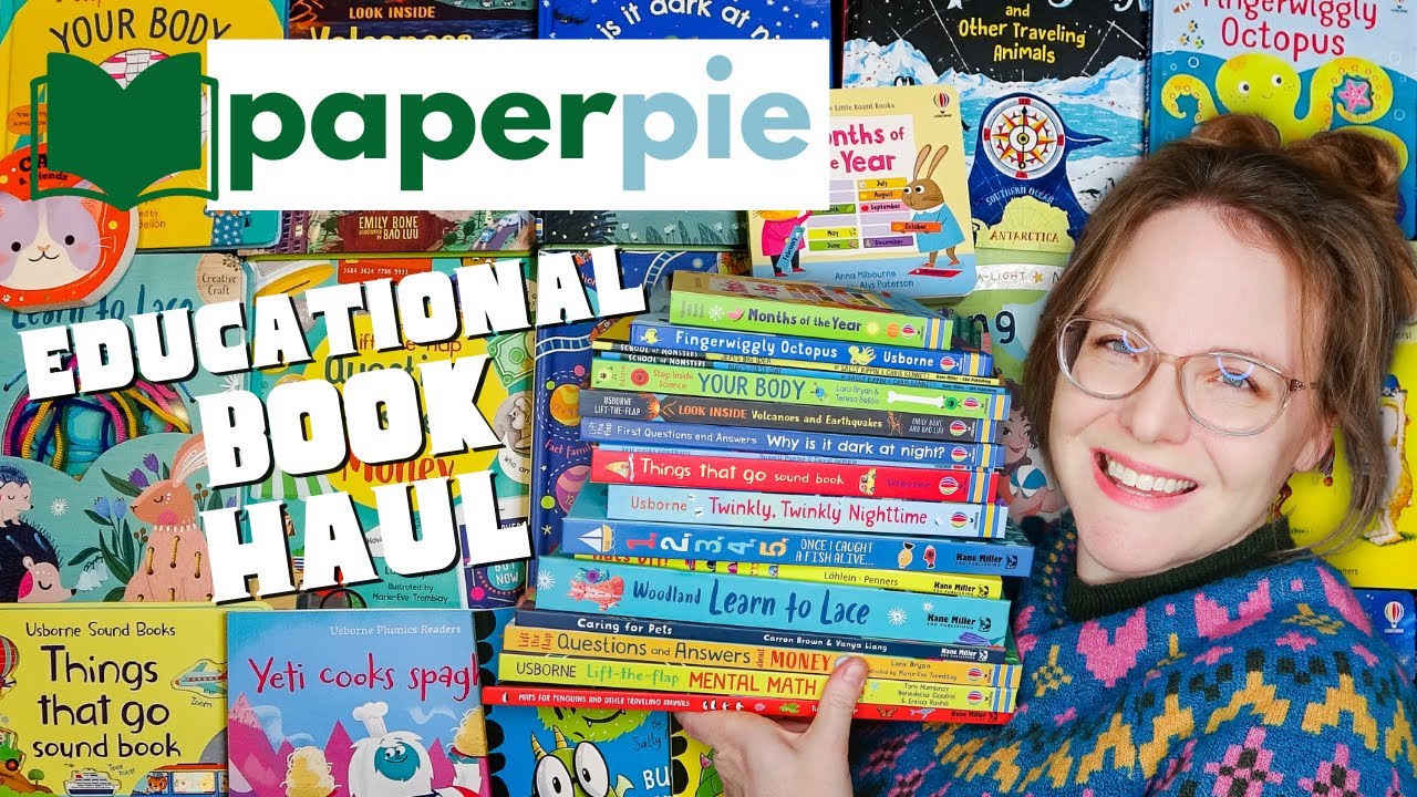 PaperPie Book Haul | Educational Kids Books Haul | Usborne Books for Homeschoolers 