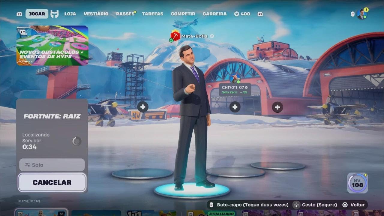 Winning as Michael Scott - Fortnite PS5
