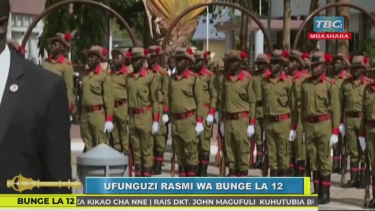 Gwaride Alilokagua Rais MAGUFULI Bungeni Katika Uzinduzi Wa Bunge La 12