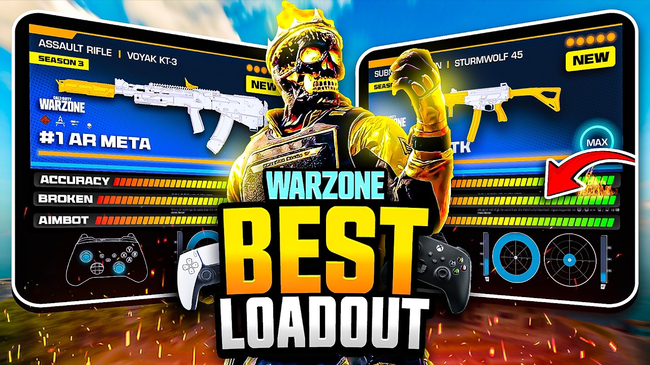 the BEST *BROKEN* META LOADOUT in Warzone after the NEW UPDATE! (Best VOYAK RANKED Class Setup)