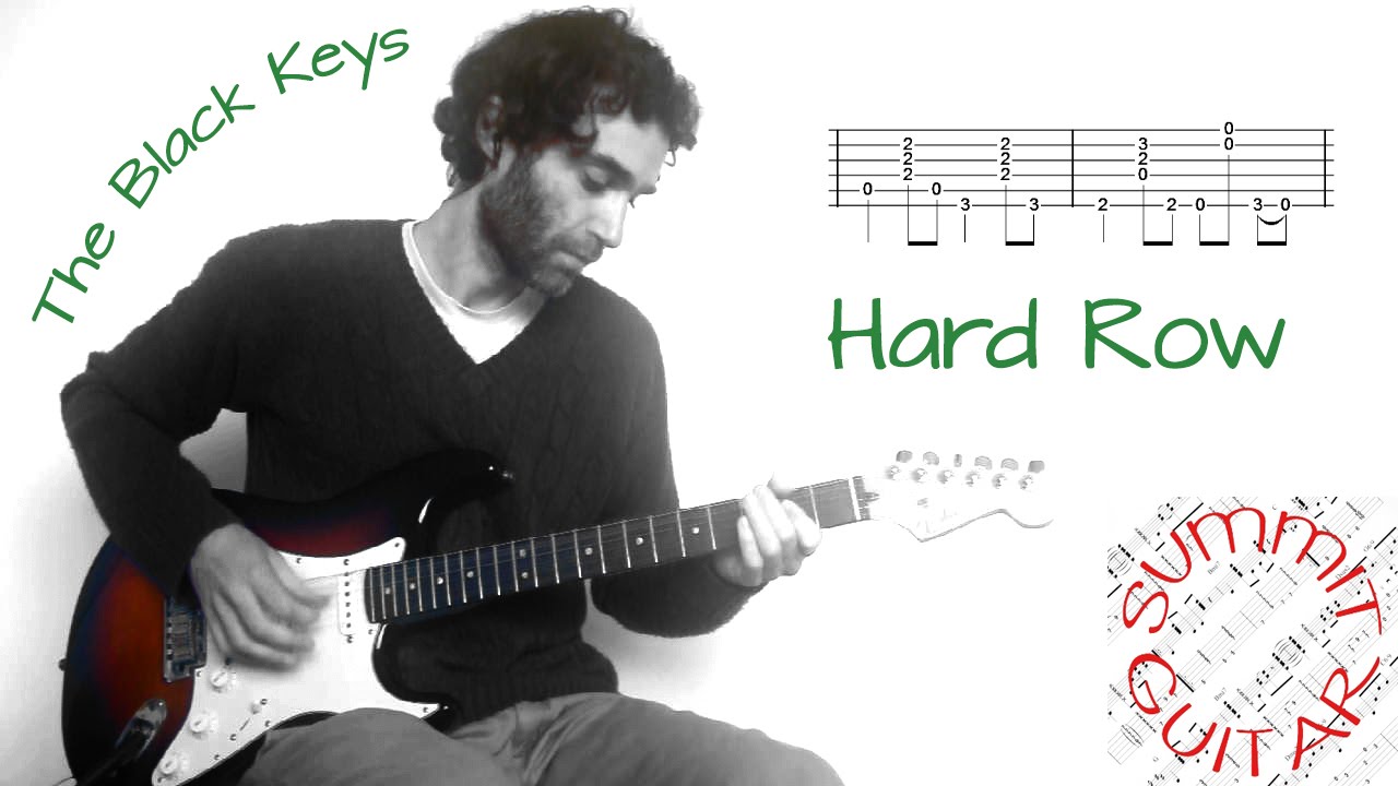 The Black Keys - Hard Row - Guitar lesson / tutorial / cover with tablature