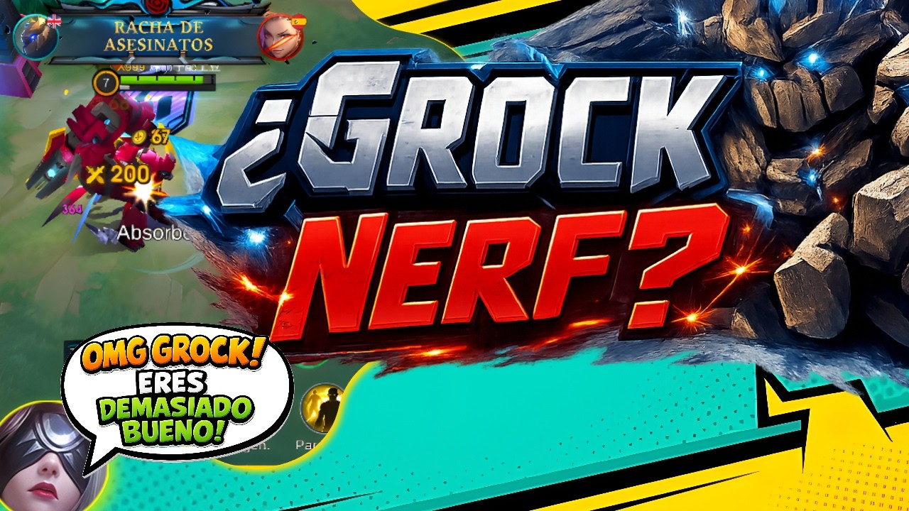 ¿GROCK NERF¿ ¡SIGUE MUY OP! RANDOM SE ENAMORA DE MI GROCK XD
