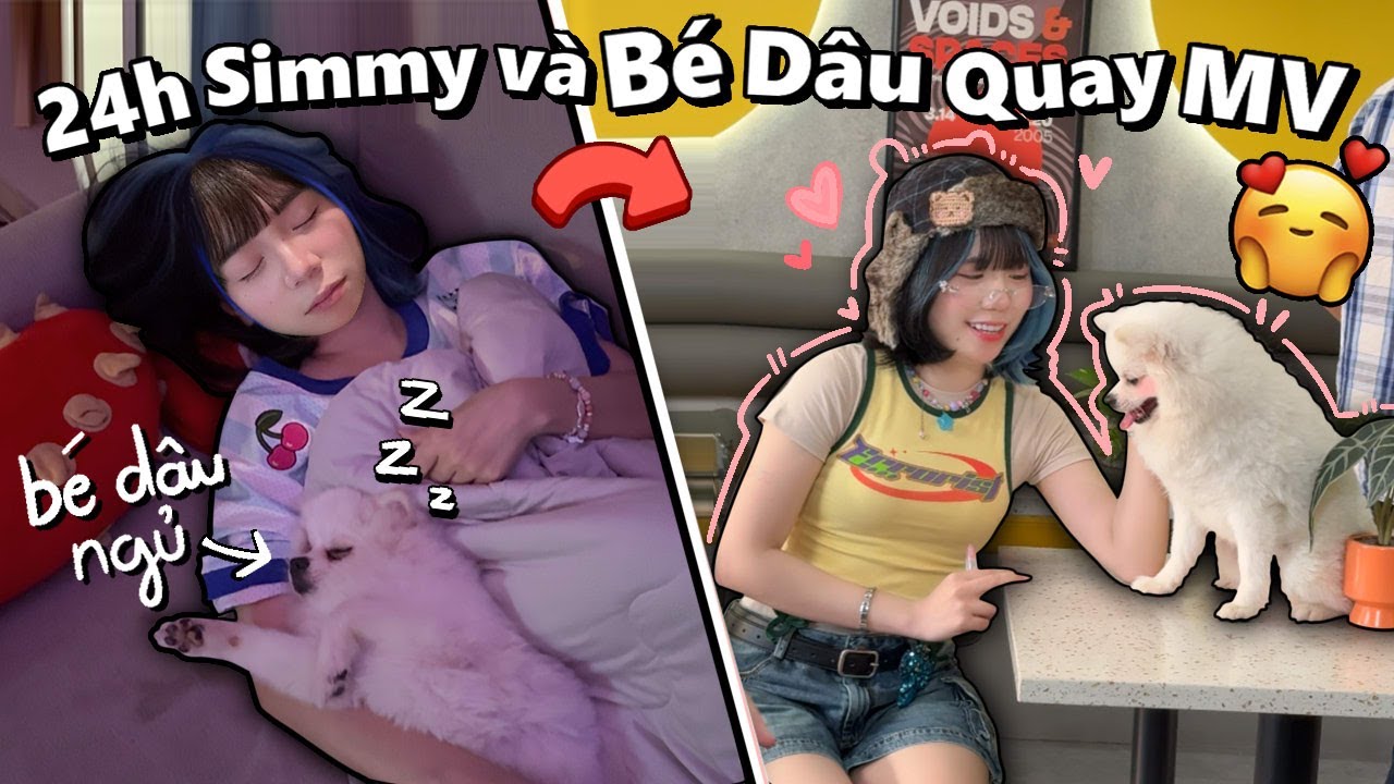 Simmy Lần Đầu Dẫn Bé Dâu 24 Giờ Đi Quay MV...😘🐶⁉️