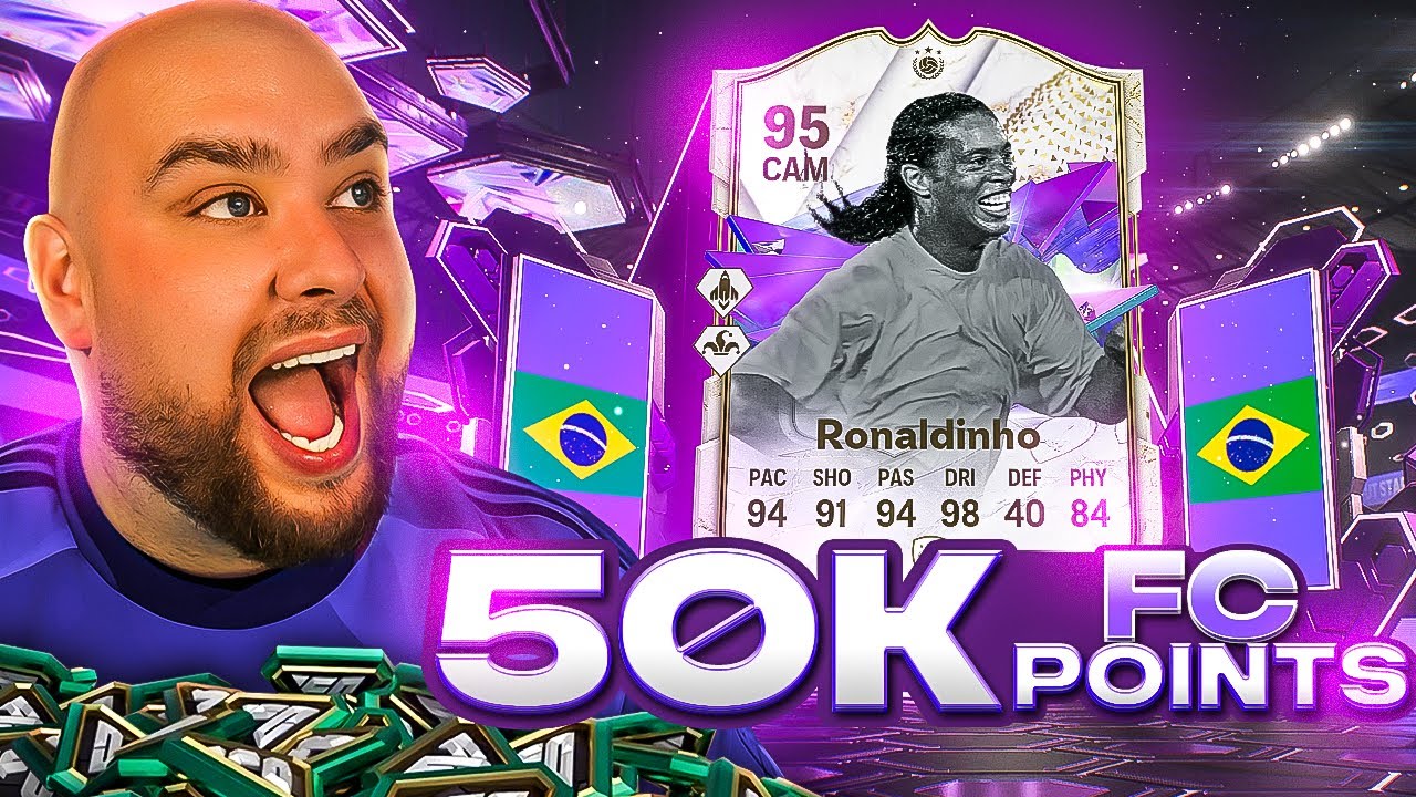 50K FC Points Decide My Team w/ FUTURE STARS 95 RONALDINHO