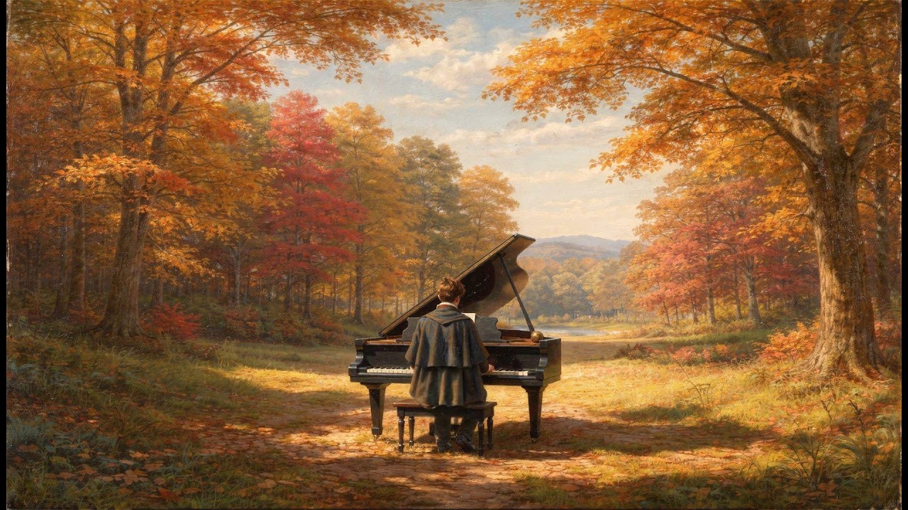 Autumn Piano Serenity: Relaxing Classical Music for Calm Focus
