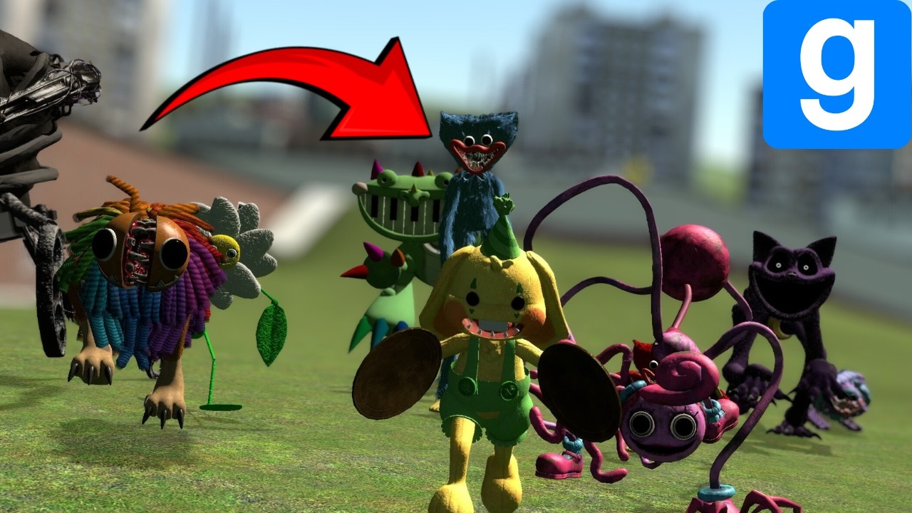 GMod Poppy Playtime chapter 5 Hour Of Joy Chase!