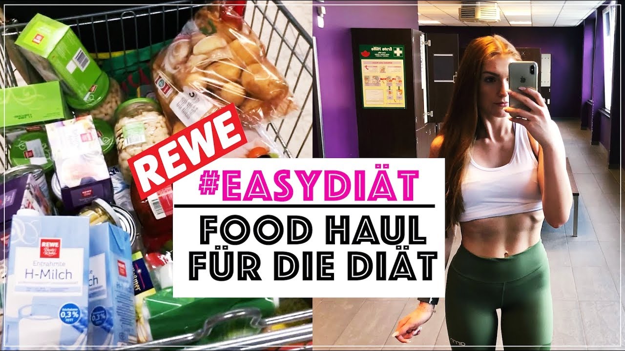 #EasyDiät 🔥 GESUNDER DIÄT FITNESS FOOD HAUL BEI REWE | Mrs Super Sophia