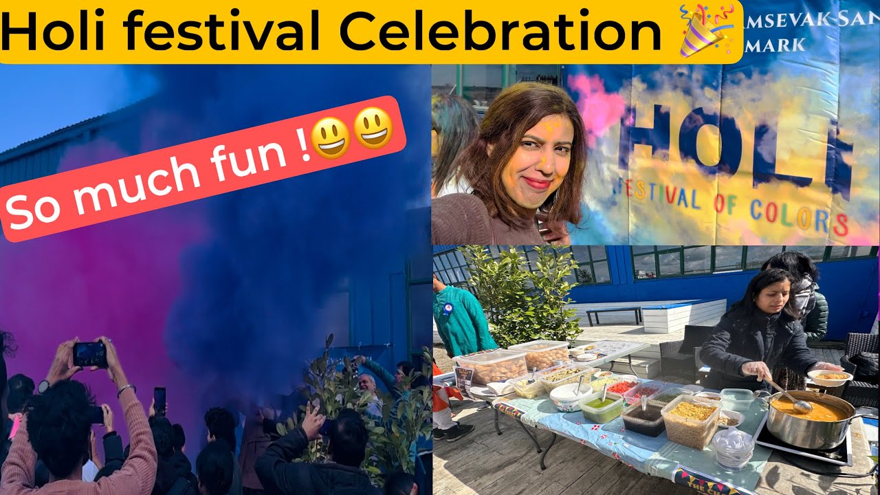 Indian Culture in Denmark Holi Festival Celebrations with Jigyasa Rishi