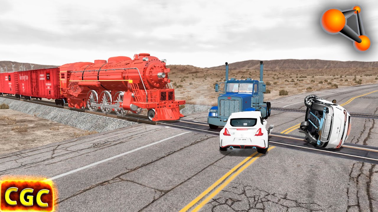 Steam Train Derailments BeamNG Drive