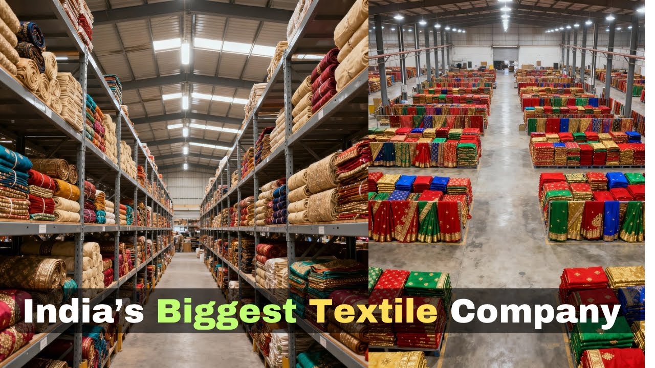 भारत की सबसे बड़ी साड़ी होलसेल फैक्ट्री |Surat Saree IWholesale Saree Surat | Saree Market In Surat