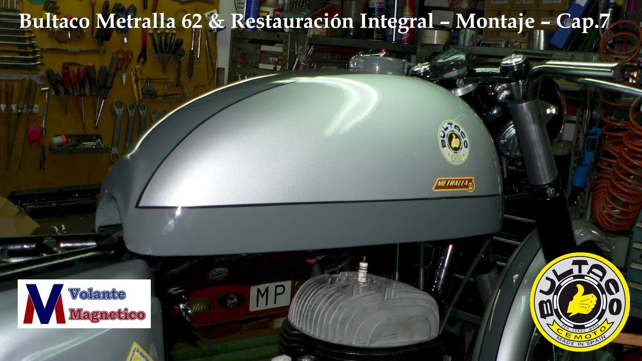 Bultaco Metralla 62 & Restauración Integral – Montaje – Cap.7