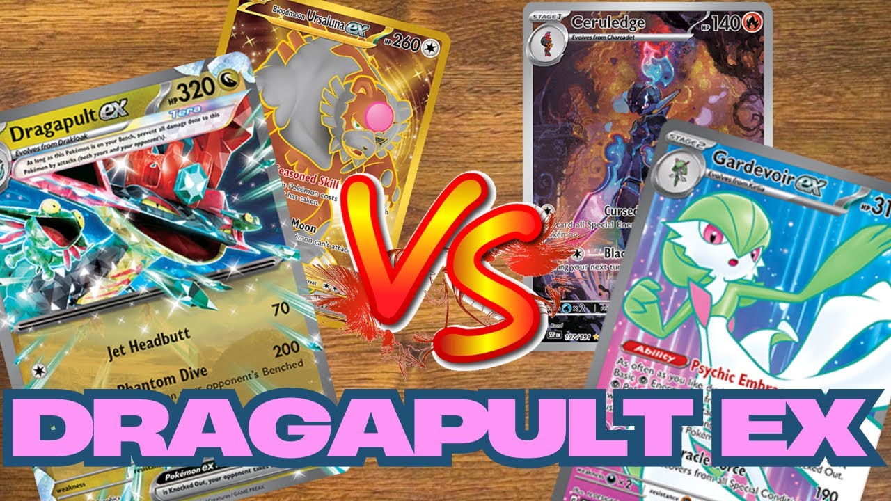 Dragapult EX DOMINATES! | Battles vs Gardevoir EX & Ceruledge EX – Pokémon TCG Live