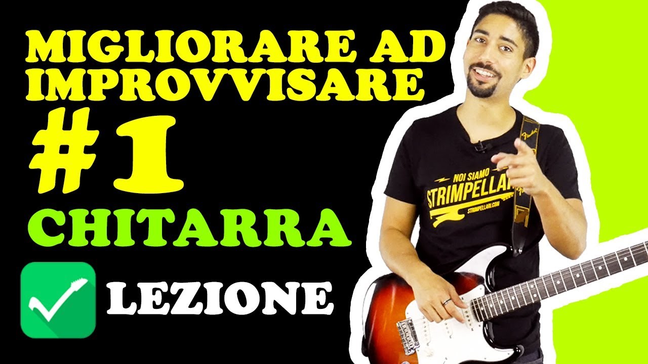 MIGLIORARE L'IMPROVVISAZIONE: Lezionedi Chitarra #1 Sequenze di Note