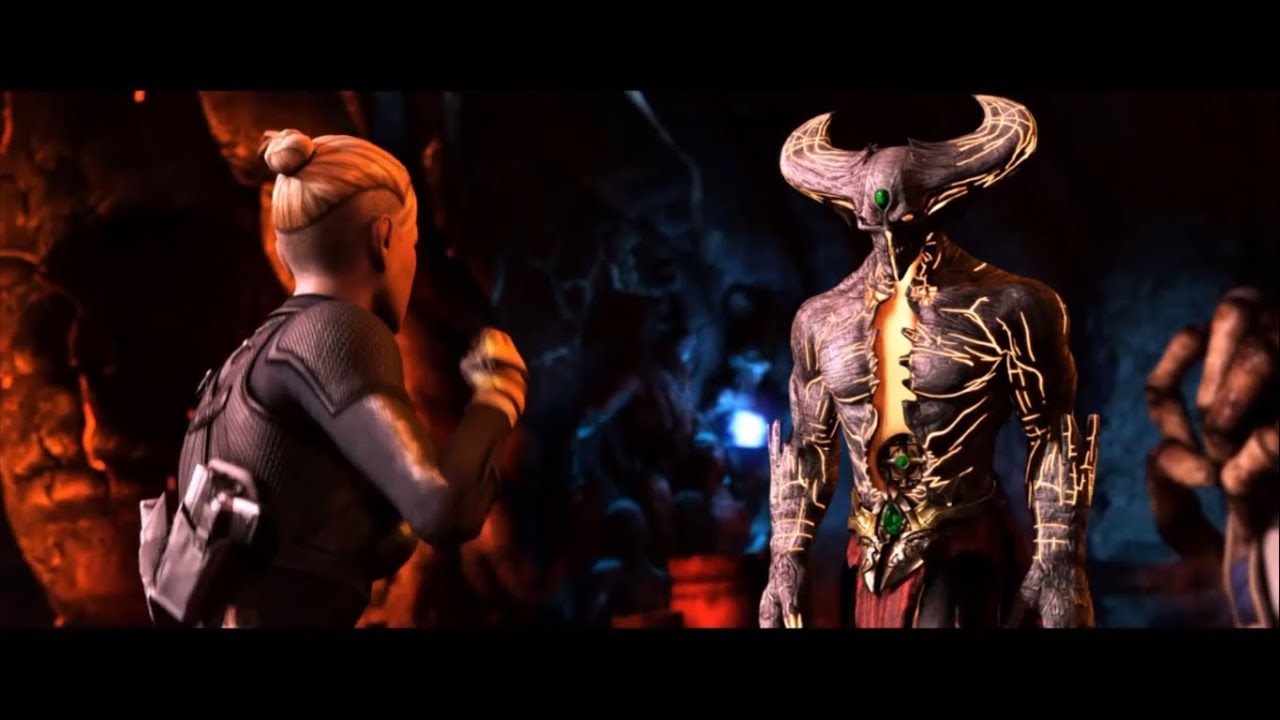 MORTAL KOMBAT XL  final fight/  Cassie Cage vs Corrupted Shinnok