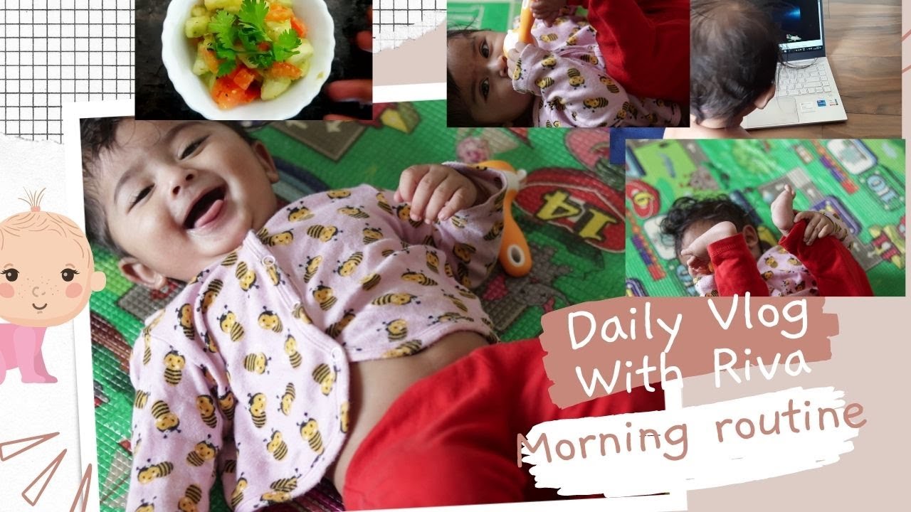 Daily routine |baby| vlog| baby ki growth sharing|Favourite salad.