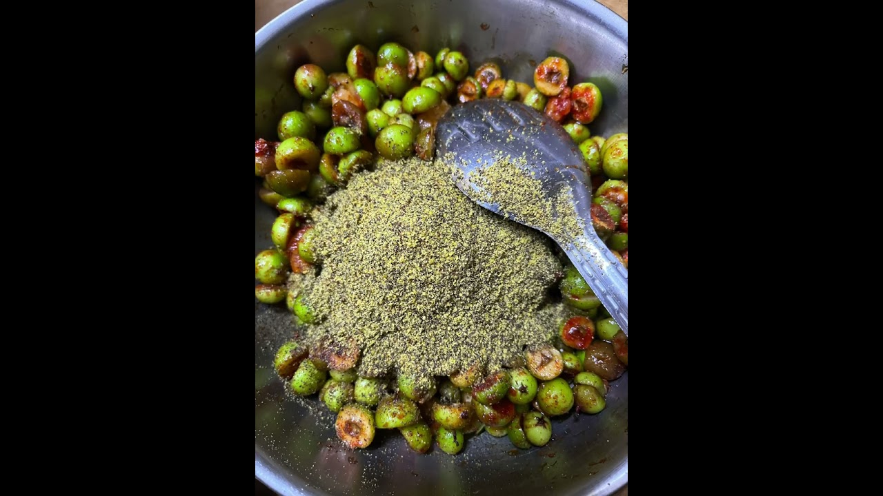 Prepared pickle from wonderful raw fruit today. Available in western ghat forest.
