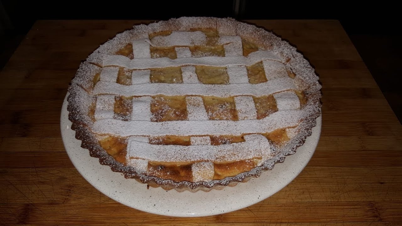 Crostata ricotta, pere e cioccolato