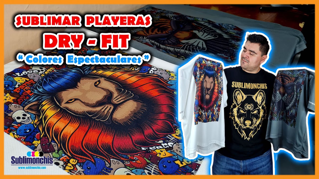 Como Sublimar Playeras Dry Fit 100% Poliester ✨ Colores Espectaculares ✨