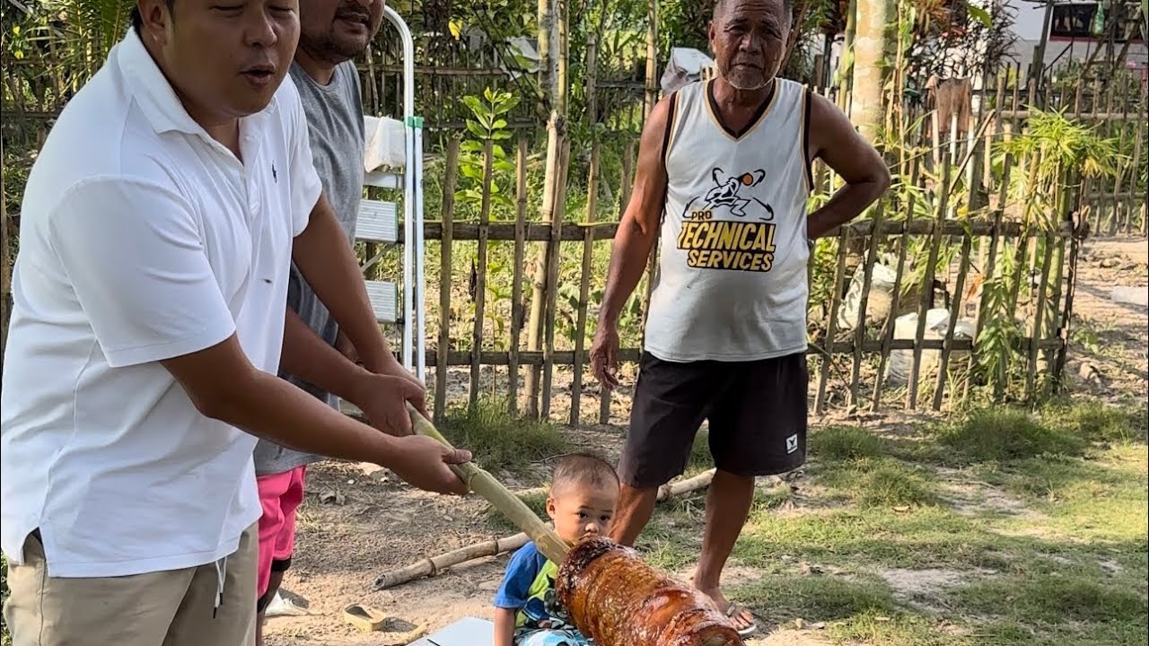 UNANG ARAW SA PINAS | NAG LECHON ANG PAMILYA | FILIPINO & AMERICAN COUPLE | EUHANNES & JOHN