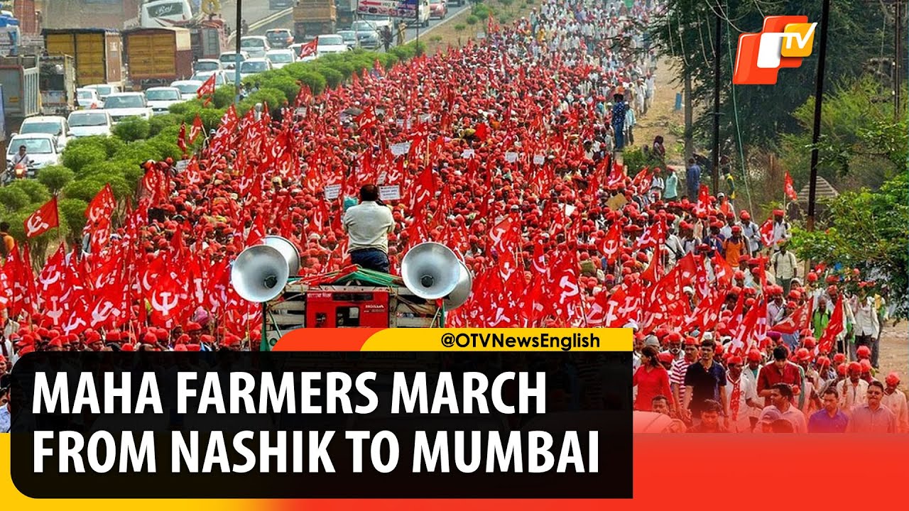 Maharashtra Farmers March Towards Mumbai From Nashik To Seek Govt Attention Over Various Problems