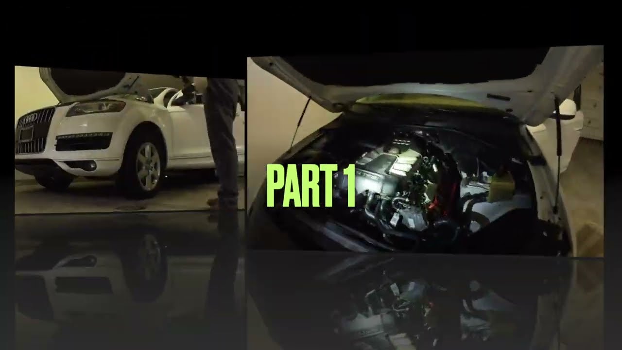 [KM] 2011 AUDI Q7 3.0TFSI ENGINE | HOW TO REMOVE THE CYLINDER HEAD (LH) #audi #short